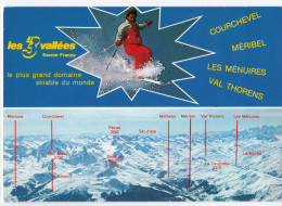 Panorama Des 3 Vallées - Le Plus Grand Domaine Skiable Du Monde - Sonstige & Ohne Zuordnung