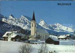 11904207 Wildhaus SG Kath Kirche Mit Churfirsten Wildhaus - Other & Unclassified