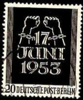 Berlin Poste Obl Yv: 96 Mi:110 17.Juni 1953 (Beau Cachet Rond) - Oblitérés