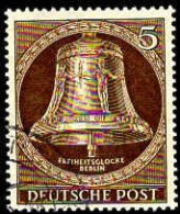 Berlin Poste Obl Yv: 87 Mi:101 Freiheitsglocke Berlin Marteau Au Milieu (Beau Cachet Rond) - Used Stamps