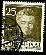 Berlin Poste Obl Yv: 84 Mi:98 Karl Friedrich Schinkel Architecte (TB Cachet Rond) - Used Stamps