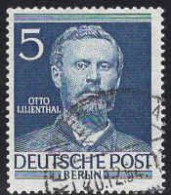 Berlin Poste Obl Yv: 78 Mi:92 Otto Lilienthal Aviateur (Beau Cachet Rond) - Gebruikt