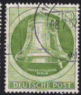 Berlin Poste Obl Yv: 69 Mi:83 Freiheitsglocke Berlin Marteau à Droite (Beau Cachet Rond) - Used Stamps