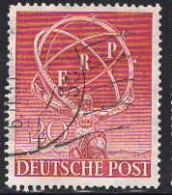 Berlin Poste Obl Yv: 57 Mi:71 ERP Atlas Portant La Terre (Dents Courtes) - Used Stamps