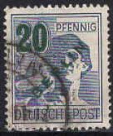 Berlin Poste Obl Yv: 49 Mi:66 Homme Au Marteau (Beau Cachet Rond) - Used Stamps