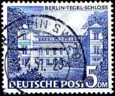 Berlin Poste Obl Yv: 46 Mi:60 Berlin-Tegel-Schloß (TB Cachet à Date) 3.4.51 - Gebraucht