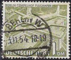 Berlin Poste Obl Yv: 43 Mi:57 Berlin-Tempelhof Flughafen (TB Cachet à Date) 3.11.54 - Used Stamps