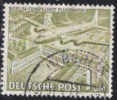 Berlin Poste Obl Yv: 43 Mi:57 Berlin-Tempelhof Flughafen (Beau Cachet Rond) - Gebraucht