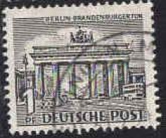 Berlin Poste Obl Yv: 28 Mi:42 Berlin Brandenburger Tor (TB Cachet Rond) - Usados