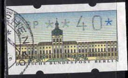 Berlin Distrib Obl Yv: 9 Mi:9 Château De Charlottenburg 40 (Beau Cachet Rond) - Oblitérés