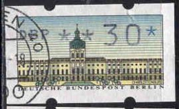 Berlin Distrib Obl Yv: 8 Mi:8 Château De Charlottenburg (cachet Rond) Déchiré - Gebraucht