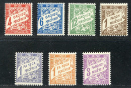 Réf 01-X > INDE < Taxe N° 12 à 18 * * 9 Valeurs < Neuf Luxe Gomme Coloniale -- MNH * * ---- > Cat 19.00 € - Nuevos