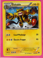 Carte Pokemon Francaise 2016 Xy Rupture Turbo 43/122 Elekable 110pv Bon Etat - XY