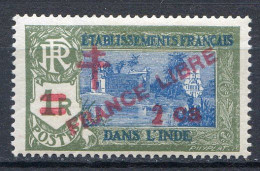 Réf 75 CL2 < -- INDE - FRANCE LIBRE < N° 200 * NEUF Ch.Dos Visible MH * - Nuovi