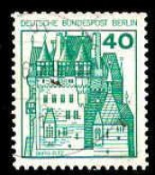 Berlin Poste Obl Yv:499 Mi:535AI Burg Eltz (cachet Rond) - Usados