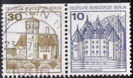 Berlin Poste Obl Yv:496b-8b Schloss Glücksburg Burg Ludwigstein-Werratal (TB Cachet Rond) - Gebraucht