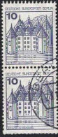 Berlin Poste Obl Yv:496 Mi:532AI Schloss Glücksburg Paire (Beau Cachet Rond) - Oblitérés