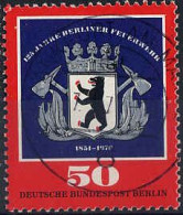 Berlin Poste Obl Yv:487 Mi:523 125 Jahre Berliner Feuerwehr (Beau Cachet Rond) - Oblitérés