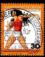 Berlin Poste Obl Yv:481 Mi:517 Jugendmarke Lancement Du Poids (TB Cachet à Date) Berlin 6-4-1976 - Gebruikt