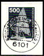 Berlin Poste Obl Yv:471 Mi:507 Radioteleskop (Beau Cachet Rond) Sur Fragment - Usados