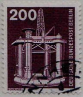 Berlin Poste Obl Yv:470 Mi:506 Bohrinsel (Beau Cachet Rond) - Used Stamps