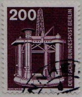 Berlin Poste Obl Yv:470 Mi:506 Bohrinsel (Beau Cachet Rond) - Usados