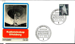 Berlin Poste Obl Yv:471 Mi:507 Radioteleskop (TB Cachet à Date) Fdc Berlin 17-2-76 - 1971-1980