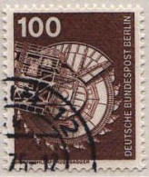 Berlin Poste Obl Yv:466 Mi:502 Braunkohlenförderbagger (TB Cachet Rond) - Gebruikt