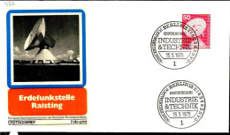 Berlin Poste Obl Yv:463 Mi:499 Erdefunkstelle (TB Cachet à Date) Fdc Berlin 15-5-75 - 1971-1980