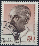 Berlin Poste Obl Yv:456 Mi:492 Ferdinand Sauerbruch 1875-1951 (Chirurgien) (beau Cachet Rond) - Used Stamps