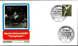 Berlin Poste Obl Yv:458 Mi:494 Nachrichtensatellit (TB Cachet à Date) Fdc Berlin 14-11-75 - 1971-1980