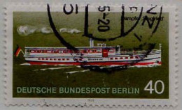 Berlin Poste Obl Yv:448 Mi:484 Dampfer Siegfried (Beau Cachet Rond) - Usados