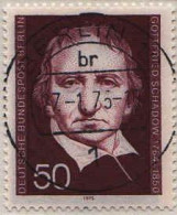 Berlin Poste Obl Yv:446 Mi:482 Gottfried Schadow Sculpteur (TB Cachet Rond) - Used Stamps