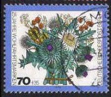 Berlin Poste Obl Yv:440 Mi:476 Wohlfahrtspflege Fleurs D'hiver (Beau Cachet Rond) - Oblitérés