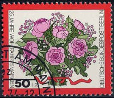 Berlin Poste Obl Yv:439 Mi:475 Wohlfahrtspflege Roses (TB Cachet Rond) - Used Stamps