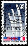 Berlin Poste Obl Yv:434 Mi:466 Luftbrücke Berlin (TB Cachet à Date) 17-4-74 - Gebruikt