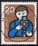 Berlin Poste Obl Yv:430 Mi:468 Jugendmarke La Photo (Beau Cachet Rond) - Usados