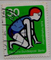 Berlin Poste Obl Yv:431 Mi:469 Jugendmarke Le Sport (TB Cachet Rond) - Gebraucht