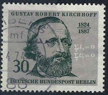 Berlin Poste Obl Yv:429 Mi:465 Gustav Robert Kirchhoff 1824 1887 (Physicien) (beau Cachet Rond) - Gebruikt