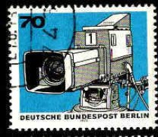 Berlin Poste Obl Yv:419 Mi:458 Camera De Télévision (cachet Rond) - Usati