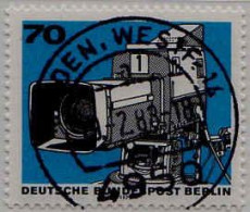 Berlin Poste Obl Yv:419 Mi:458 Camera De Télévision (TB Cachet Rond) - Oblitérés