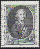 Berlin Poste Obl Yv:415 Mi:454 Johann Joachim Quantz Flutiste (cachet Rond) - Gebraucht