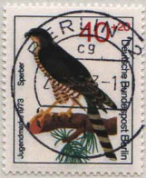 Berlin Poste Obl Yv:409 Mi:444 Jugendmarke Sperber (TB Cachet à Date) 20-3-73 - Usados