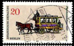 Berlin Poste Obl Yv:411 Mi:446 Pferdeomnibus (TB Cachet Rond) - Used Stamps