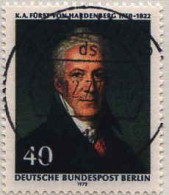 Berlin Poste Obl Yv:406 Mi:440 Fürst Von Hardenberg Chancelier (TB Cachet Rond) - Usados