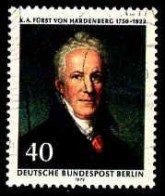 Berlin Poste Obl Yv:406 Mi:440 Fürst Von Hardenberg Chancelier (Beau Cachet Rond) - Gebraucht
