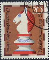 Berlin Poste Obl Yv:400 Mi:435 Wohlfahrtsmarke Echecs Cheval (Beau Cachet Rond) - Used Stamps