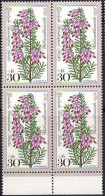 Berlin Poste N** Yv:479 Mi:514 Schneeheide Erica Carnea (Bloc De 4) - Unused Stamps