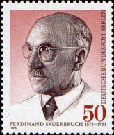 Berlin Poste N** Yv:456 Mi:492 Ferdinand Sauerbruch Chirurgien - Unused Stamps