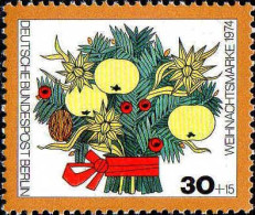 Berlin Poste N** Yv:445 Mi:481 Weihnachtsmarke Bouquet De Noël - Unused Stamps